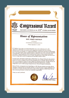 congressman recognition
